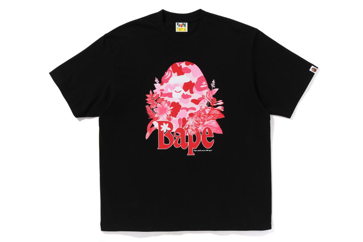 Picture No.1 of BAPE FLORAL BIG APE HEAD RELAXED FIT TEE 1K30-110-312