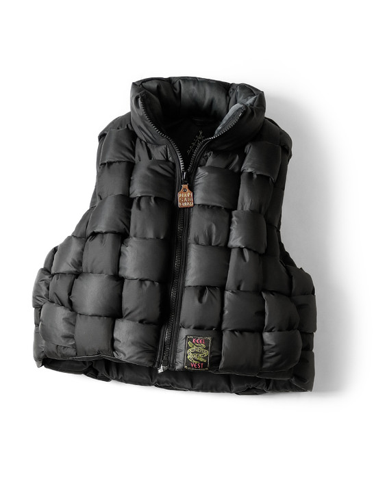 【関税送料込】☆D SQUARED2☆Hooded Nylon Vest KAPITAL Vest Ripstop Nylon Diet KEEL Weaving Vest