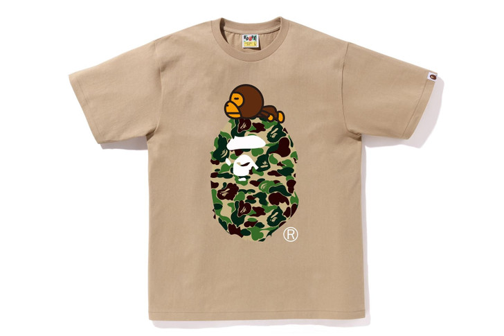 Picture No.1 of BAPE ABC CAMO MILO ON BIG APE TEE 2K30-110-004