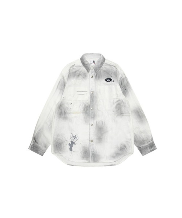 Picture No.1 of AAPE AAPE LONG SLEEVE SHIRTS AAPSTM8480XAM