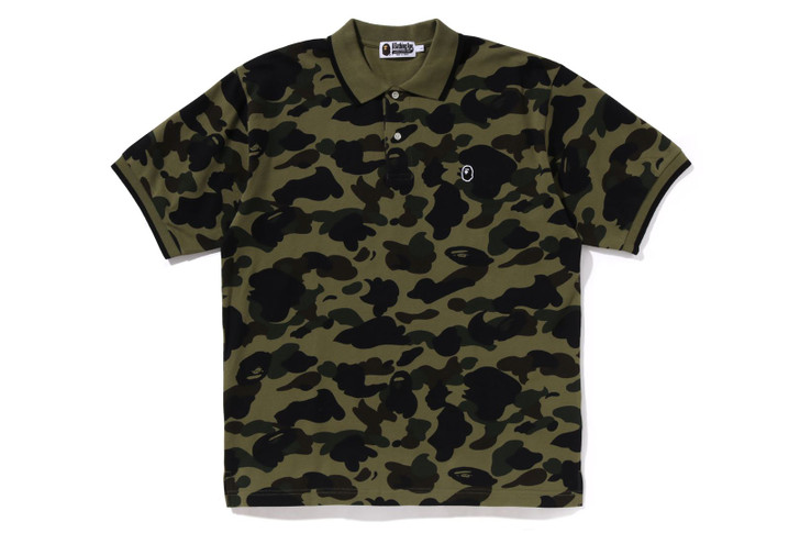 Picture No.1 of BAPE 1ST CAMO ONE POINT POLO 1K30-112-001