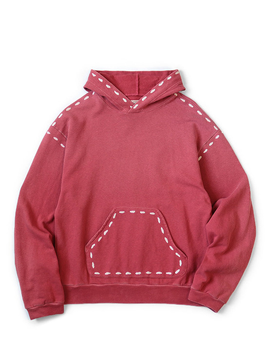 Picture No.1 of KAPITAL Fleece Marionette Hooded Sweatshirt (Processed) K2403LC051