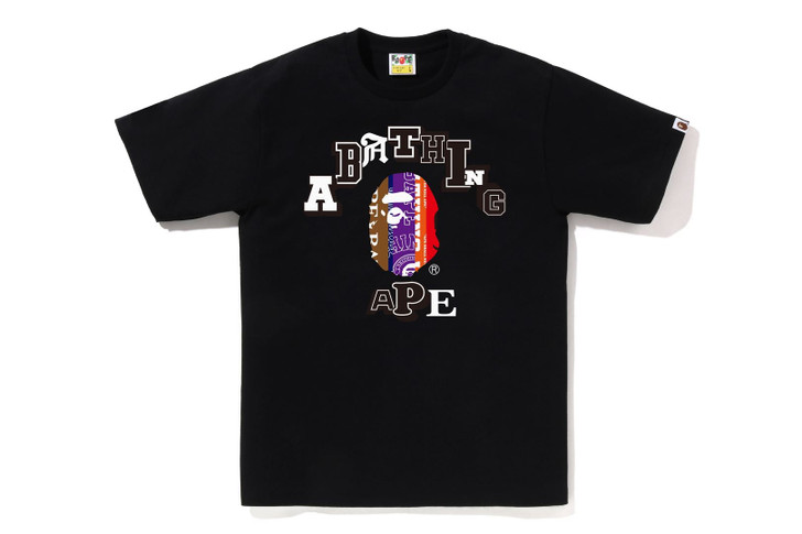 Picture No.1 of BAPE FANS SCARF COLLEGE TEE 1K30-110-323