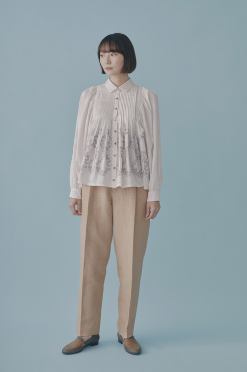 Picture No.1 of minä perhonen Pierre Straight Pants 2024 s/s ACS4578