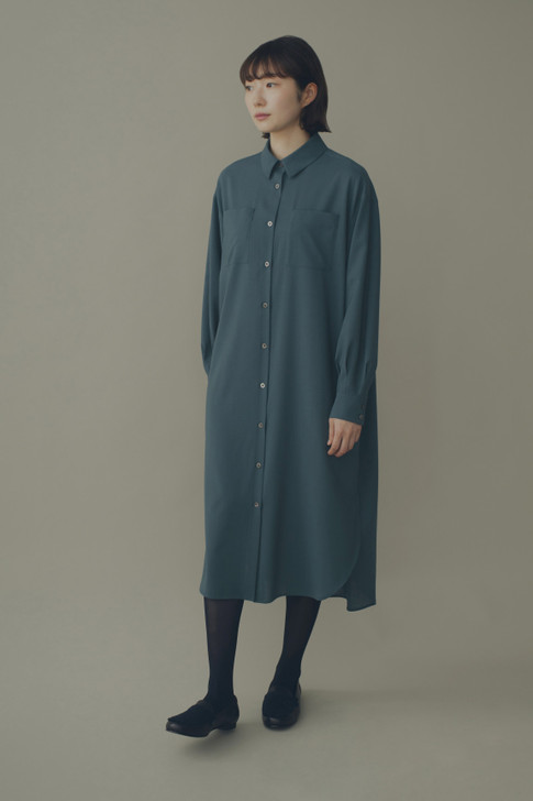 Picture No.1 of minä perhonen velvety Shirt Dress 2023-24 a/w ABA3014