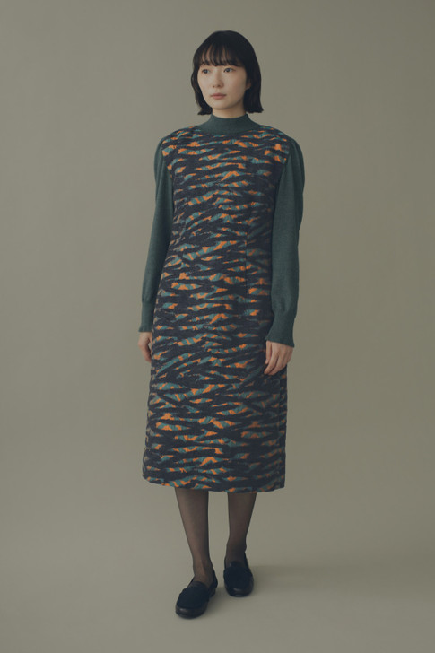 Picture No.1 of minä perhonen Vento Sleeveless Dress 2023-24 a/w ABA3018