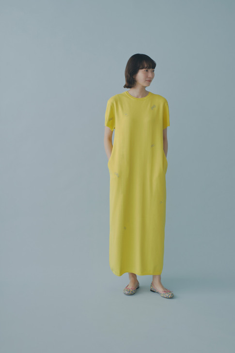 Picture No.1 of minä perhonen choucho Knit Dress 2024 s/s ACS8885