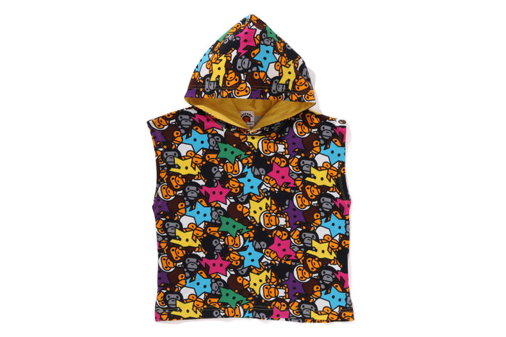 Picture No.1 of BAPE ALL BABY MILO STA S/S PULLOVER HOODIE 2K30-314-004