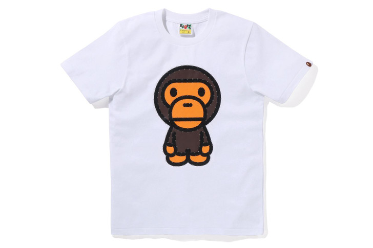 Picture No.1 of BAPE CRYSTAL STONE BIG BABY MILO TEE 2K30-210-015
