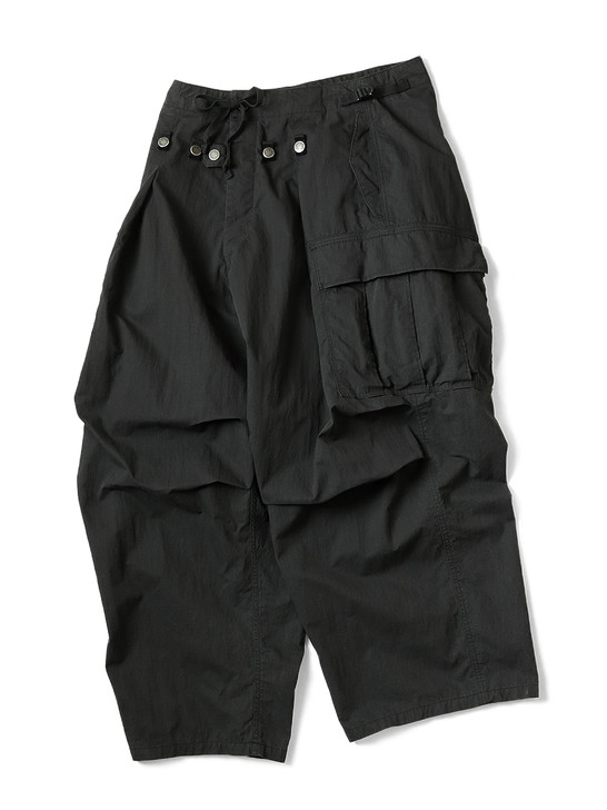 ORIGINALADJUSTABLE SHORT PANTS カラー　ブラック entire studios HEAVY DROP SHORT PANTS (WASHED BLACK)の商品