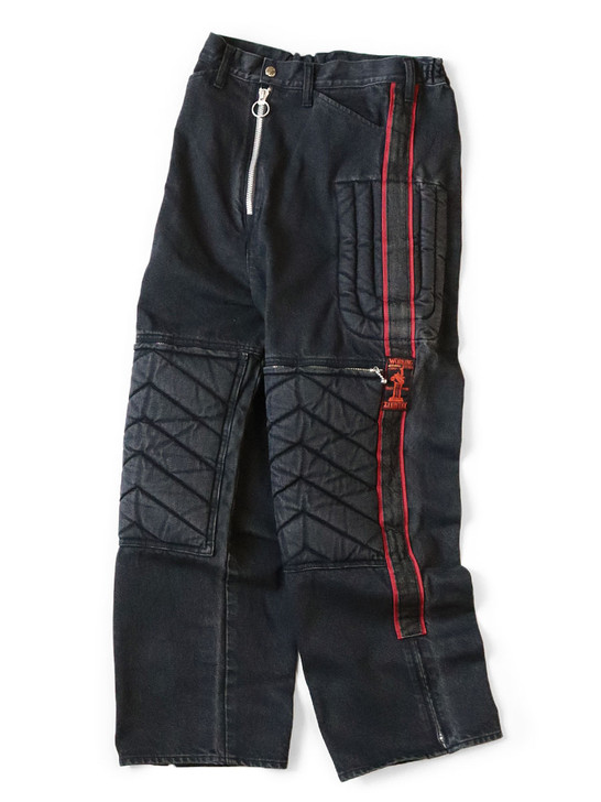 Mertra Bigstep Denim Black 32 かつきくん 専用 KAPITAL Pants 14Oz Black x Black Denim Todo Terreno Motocross Pants