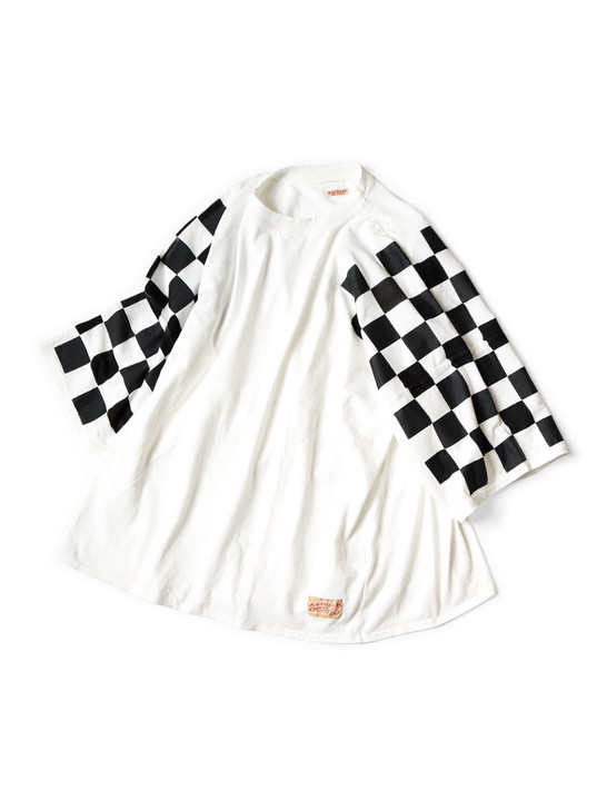 KAPITAL T-Shirt 18.5/- Jersey Racer Flag HUGE-T