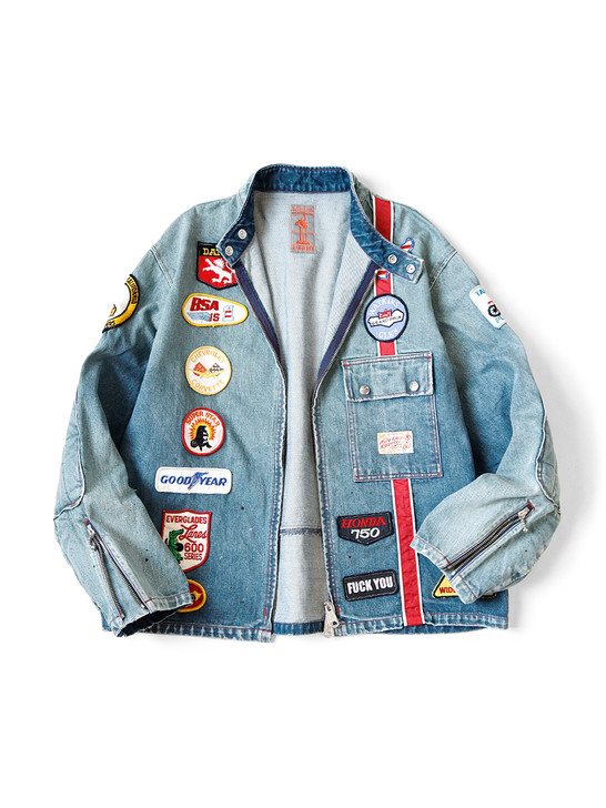KAPITAL Jacket 14Oz Denim Todo Terreno Motocross JKT (Processed)_4