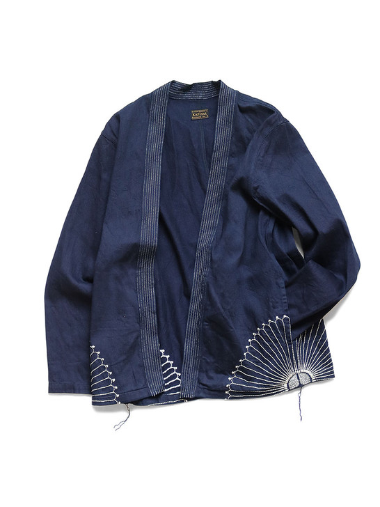 8Oz IDG×IDG Denim KAKASHI Shirt (Furoshiki Embroidery) EK-1084EK-1084LS