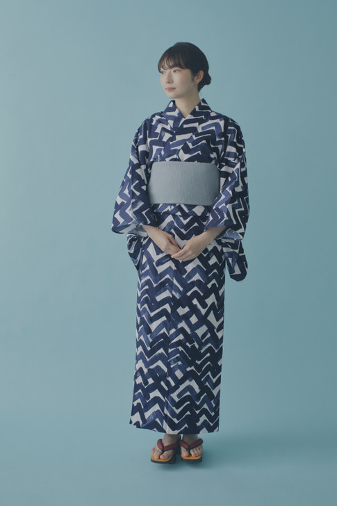 Picture No.1 of minä perhonen Yamanami Yukata ABS3045S