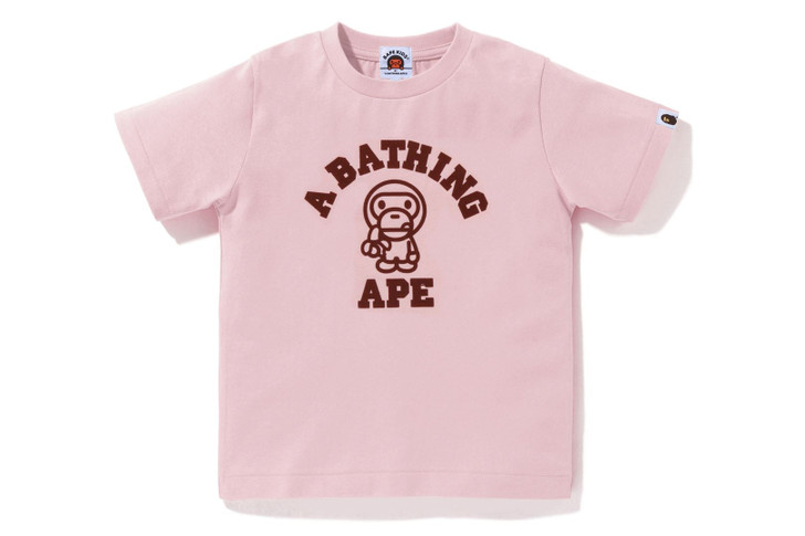 BAPE T-SHIRT BABY MILO COLLEGE TEE