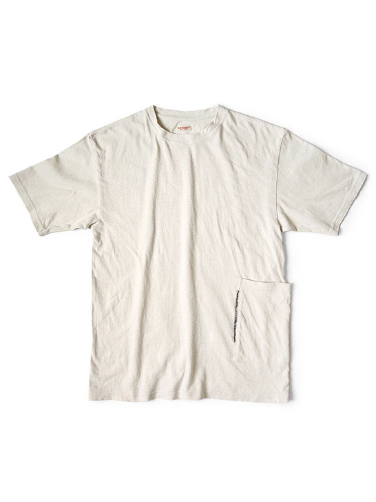 Picture No.1 of KAPITAL Gauze Jersey Biscuit Pocket T-Shirt K2406SC236