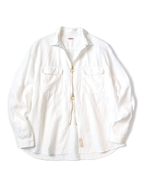 KAPITAL Shirt (Long Sleeve) Linen Drizzler Work Shirt