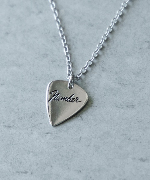 NUMBER (N)INE Accessories Number LOGO PICK CHARM NECKLACE