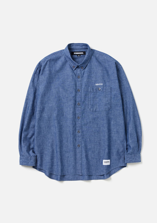 NEIGHBORHOOD SHIRTS CHAMBRAY BD SHIRT LS