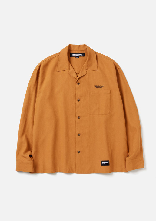 NEIBORHOOD 24aw OPEN COLLAR SHIRT Lサイズ NEIGHBORHOOD SHIRTS OPEN COLLAR SHIRT LS