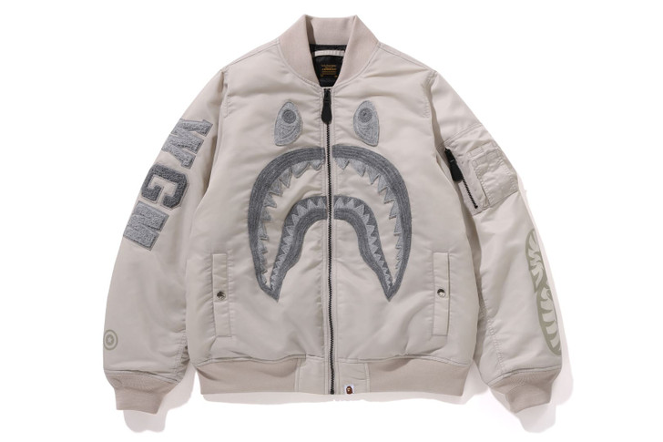 SHARK NYLON TWILL MA-1 1K80-241-005