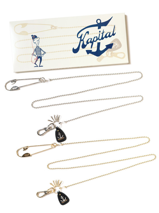 KAPITAL GOODS Brass Anchor Snood Chain