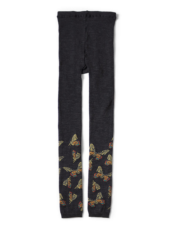 Picture No.1 of KAPITAL 200 Strand Wool Butterfly Leggings K2410XS534