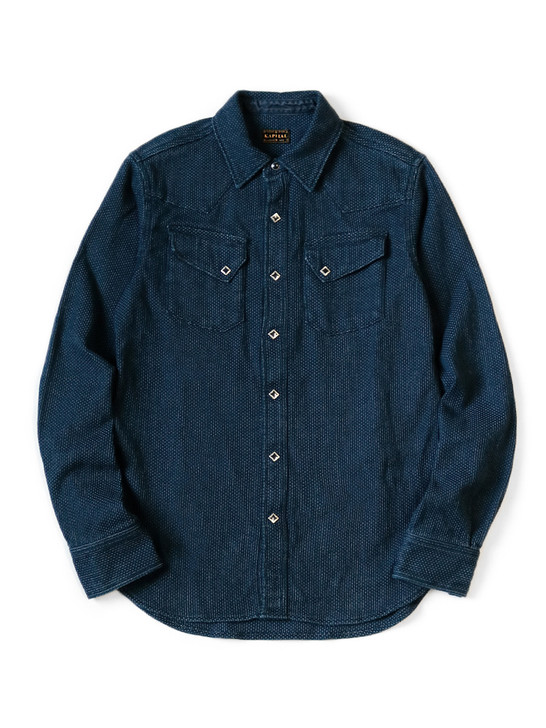 KAPITAL Shirt (Long Sleeve) IDG Dogi Canvas Western Shirt