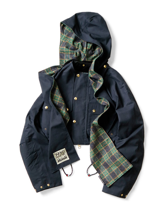 KAPITAL Jacket Cotton Weather Oil Coated Rabbit Gale Parka