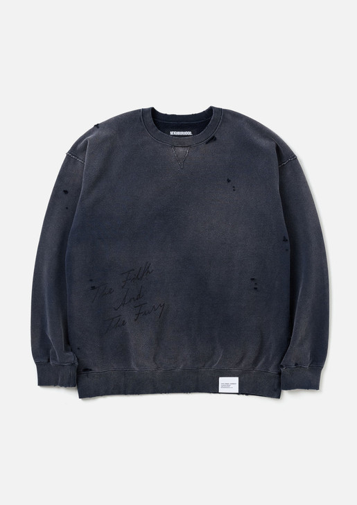 NEIGHBORHOOD KNIT / CUT SEWN SAVAGE SWEAT SHIRT LS