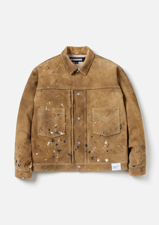 NEIGHBORHOOD JACKETS DRIP SUEDE JACKET
