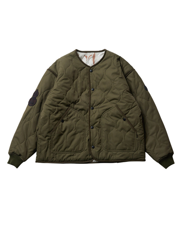 Evisen Skateboards JACKET REVERSIBLE SOUVENIR QUILTED JKT - OLIVE