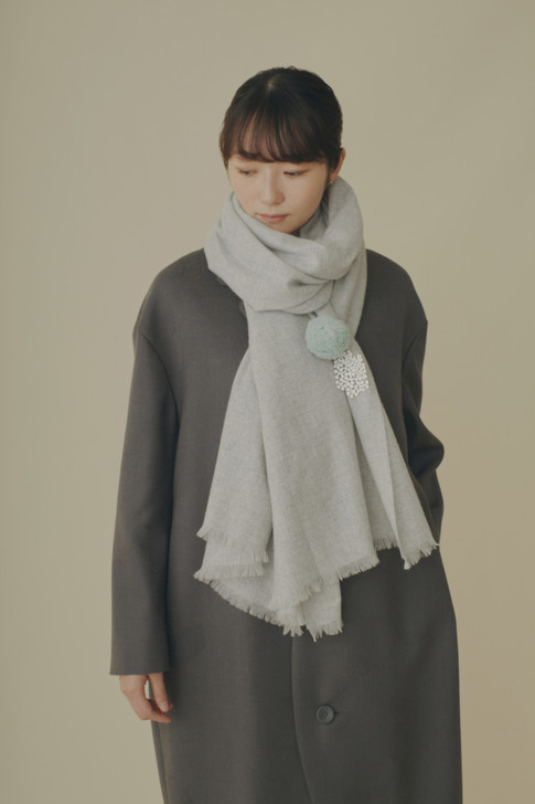 Picture No.1 of minä perhonen nuage Stole 2024-25 a/w ACA7559