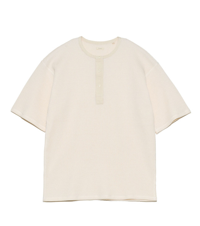nanamica T-SHIRT Henry Neck Thermal Sweat Tee Online Shop to Worldwide