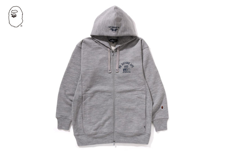 MR.BATHING APE ZIP UP PULLOVER HOODIE 7K80-115-301