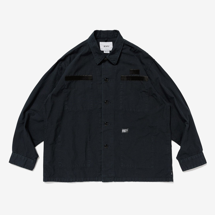 WTAPS Shirt JMOD 02 / LS / COTTON. RIPSTOP