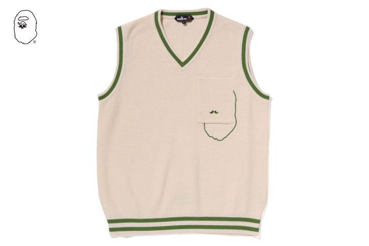 Picture No.1 of BAPE TANK TOP SWEATER 7L30-120-306