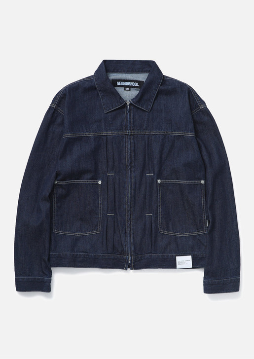 ジャケット・アウター NEIGHBORHOOD WASHED LW DENIM ZIP JACKET NEIGHBORHOOD JACKETS WASHED LW DENIM ZIP JACKET