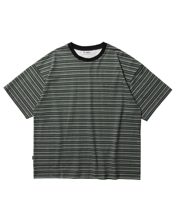 Picture No.1 of Evisen Skateboards G.L.C BORDER TEE - BLACK 9880535302458