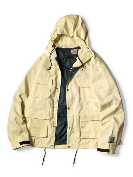 KAPITAL Jacket 60/40 Cross Magpie Print Mountain Parka