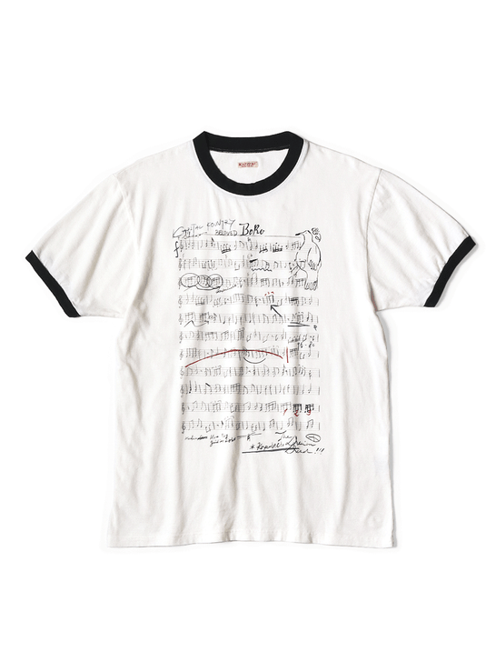 KAPITAL T-Shirt 20/-Tenjiku Ringer T-shirt (BORO Elegy pt)