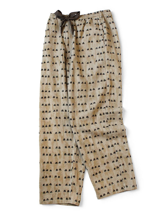 Cotton Easy Pants With Iris Print K2505LP202