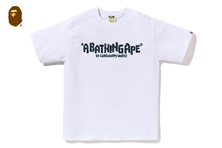 WILD LEOPARD PATTERN PRIMITIVE LOGO TEE 1L80-110-043