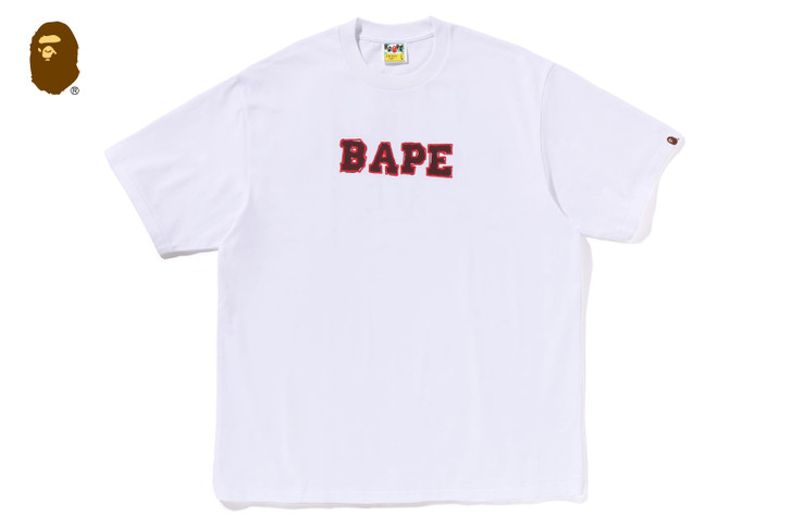 HAND DRAW BAPE LOGO RELAXED FIT TEE 1L80-110-320