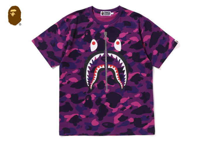Picture No.1 of BAPE COLOR CAMO SHARK TEE 1L80-109-017
