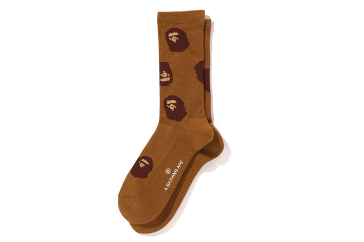 APE HEAD PATTERN SOCKS 1L80-184-004