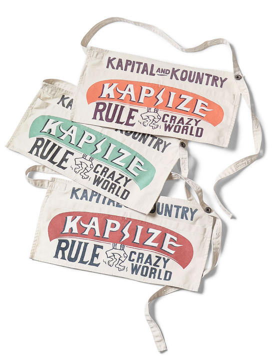 KAPITAL Others Canvas Short Apron (KAPSIZE RULE)