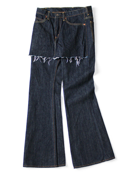 KAPITAL Pants 14Oz Denim 5P APRON-SKOUSER Flare