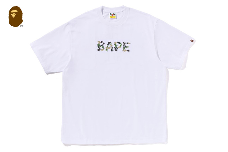 Picture No.1 of BAPE STA BAPE LOGO RELAXED FIT TEE 1L80-110-311